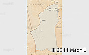 Shaded Relief Map of Ghadamis, satellite outside