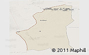 Shaded Relief Panoramic Map of Ghadamis, lighten