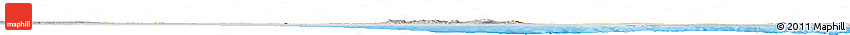 Physical Horizon Map of Libya, lighten, desaturated, land only