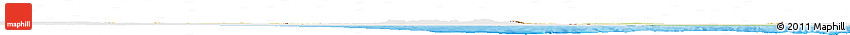 Physical Horizon Map of Libya, single color outside, bathymetry sea, shaded relief sea
