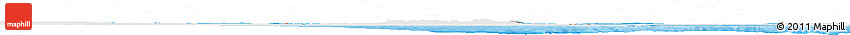 Political Shades Horizon Map of Libya, single color outside
