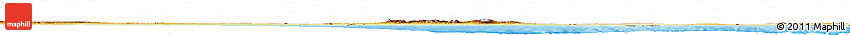 Satellite Horizon Map of Libya, physical outside