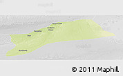 Physical Panoramic Map of Sabha, lighten, desaturated