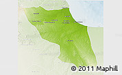 Physical 3D Map of Sawfajjin (Sofuljeen), lighten