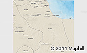 Shaded Relief 3D Map of Sawfajjin (Sofuljeen)