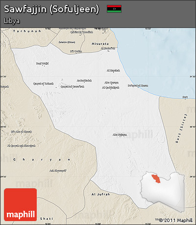 Classic Style Map of Sawfajjin (Sofuljeen)