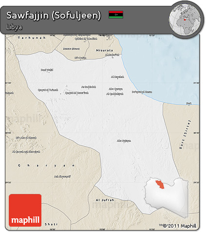 Classic Style Map of Sawfajjin (Sofuljeen)