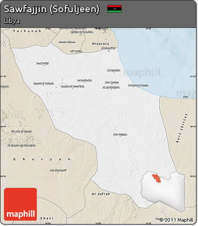 Classic Style Map of Sawfajjin (Sofuljeen)