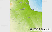 Physical Map of Sawfajjin (Sofuljeen)