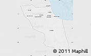Silver Style Map of Sawfajjin (Sofuljeen), single color outside