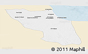 Classic Style Panoramic Map of Sawfajjin (Sofuljeen), single color outside