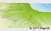 Physical Panoramic Map of Sawfajjin (Sofuljeen)