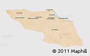 Satellite Panoramic Map of Sawfajjin (Sofuljeen), cropped outside