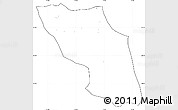 Blank Simple Map of Sawfajjin (Sofuljeen), cropped outside, no labels