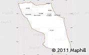 Classic Style Simple Map of Sawfajjin (Sofuljeen), cropped outside