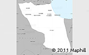 Gray Simple Map of Sawfajjin (Sofuljeen)