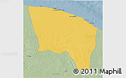 Savanna Style 3D Map of Surt (Sirte)