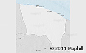 Silver Style 3D Map of Surt (Sirte)
