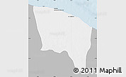 Gray Map of Surt (Sirte), single color outside