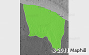 Political Map of Surt (Sirte), darken, desaturated