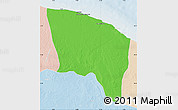 Political Map of Surt (Sirte), lighten