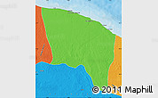 Political Map of Surt (Sirte)
