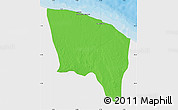 Political Map of Surt (Sirte), single color outside
