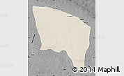 Shaded Relief Map of Surt (Sirte), darken, desaturated