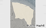 Shaded Relief Map of Surt (Sirte), darken, semi-desaturated