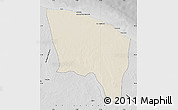 Shaded Relief Map of Surt (Sirte), desaturated