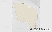 Shaded Relief Map of Surt (Sirte), lighten, desaturated
