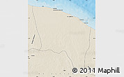 Shaded Relief Map of Surt (Sirte)