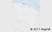 Silver Style Map of Surt (Sirte), single color outside