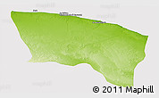 Physical Panoramic Map of Surt (Sirte), cropped outside