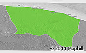 Political Panoramic Map of Surt (Sirte), desaturated