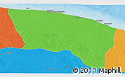 Political Panoramic Map of Surt (Sirte)