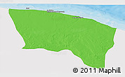Political Panoramic Map of Surt (Sirte), single color outside