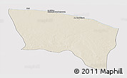 Shaded Relief Panoramic Map of Surt (Sirte), cropped outside