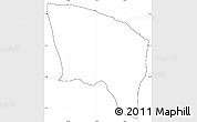 Blank Simple Map of Surt (Sirte), cropped outside, no labels