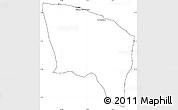 Blank Simple Map of Surt (Sirte), cropped outside