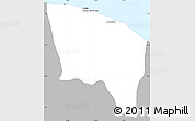Gray Simple Map of Surt (Sirte), single color outside