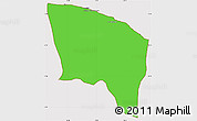 Political Simple Map of Surt (Sirte), cropped outside
