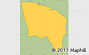 Savanna Style Simple Map of Surt (Sirte), cropped outside