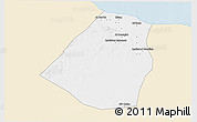 Classic Style 3D Map of Zeleitin (Zliten), single color outside