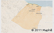 Satellite 3D Map of Zeleitin (Zliten), lighten