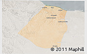 Satellite 3D Map of Zeleitin (Zliten), lighten, semi-desaturated