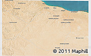 Satellite 3D Map of Zeleitin (Zliten)