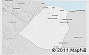 Silver Style 3D Map of Zeleitin (Zliten)