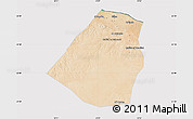 Satellite Map of Zeleitin (Zliten), cropped outside
