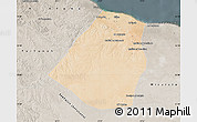 Satellite Map of Zeleitin (Zliten), semi-desaturated